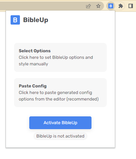 BibleUp WordPress Screenshot